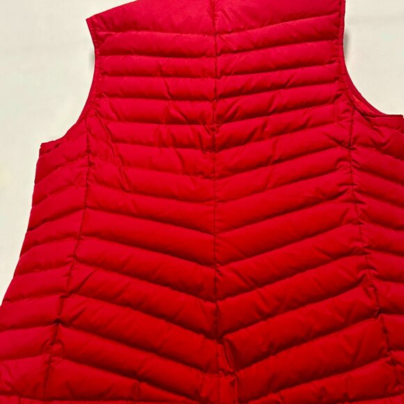 ~~Talbots Down Puffer Vest Full Zip, 2-Zip Pockets RED Women's Size M - Picture 6 of 6